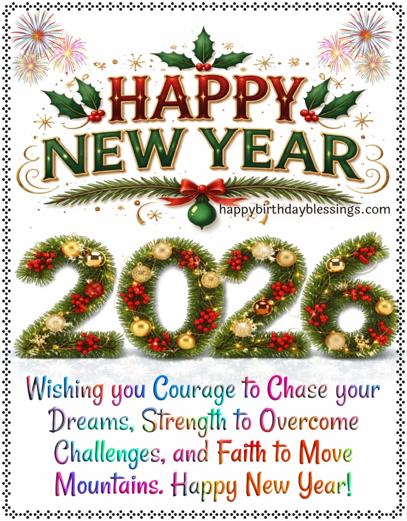 New Year 2026 Blessings with Image.