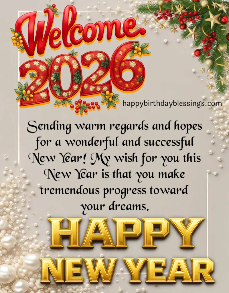 New Year 2026 wishes.