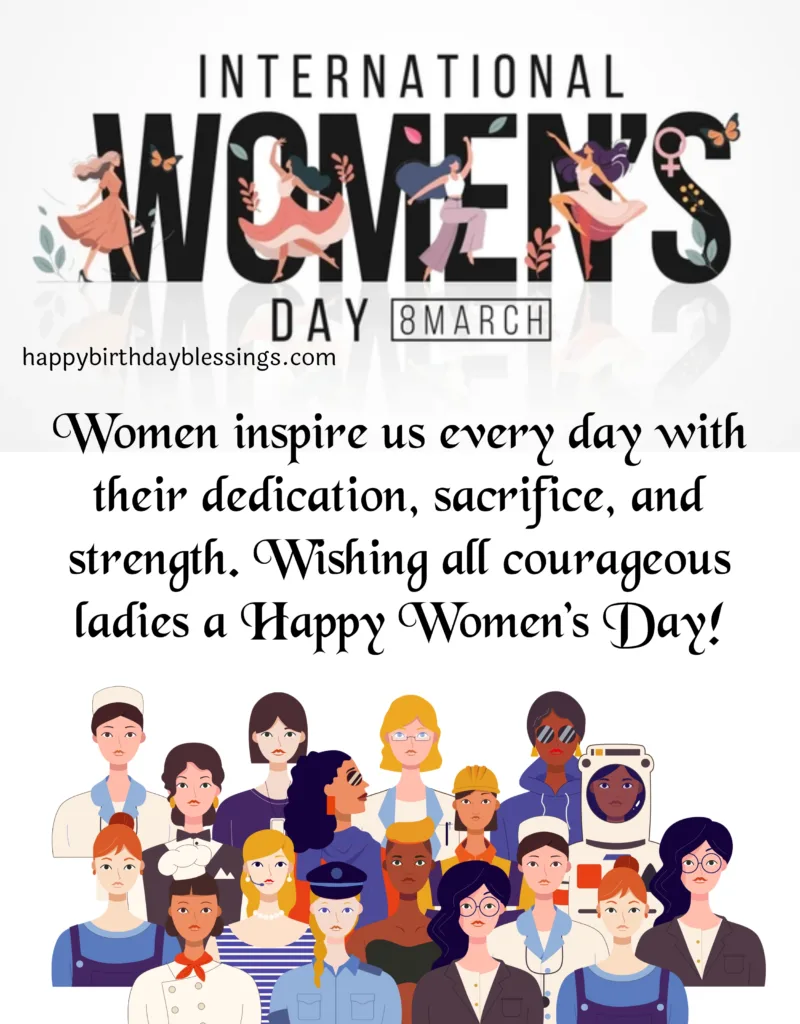 Happy Women's Day Greetings for all women.