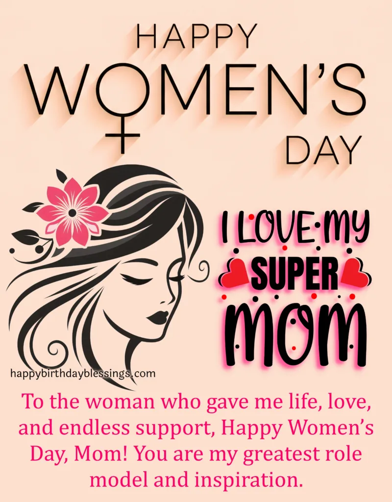 Happy Women's Day Mom.
