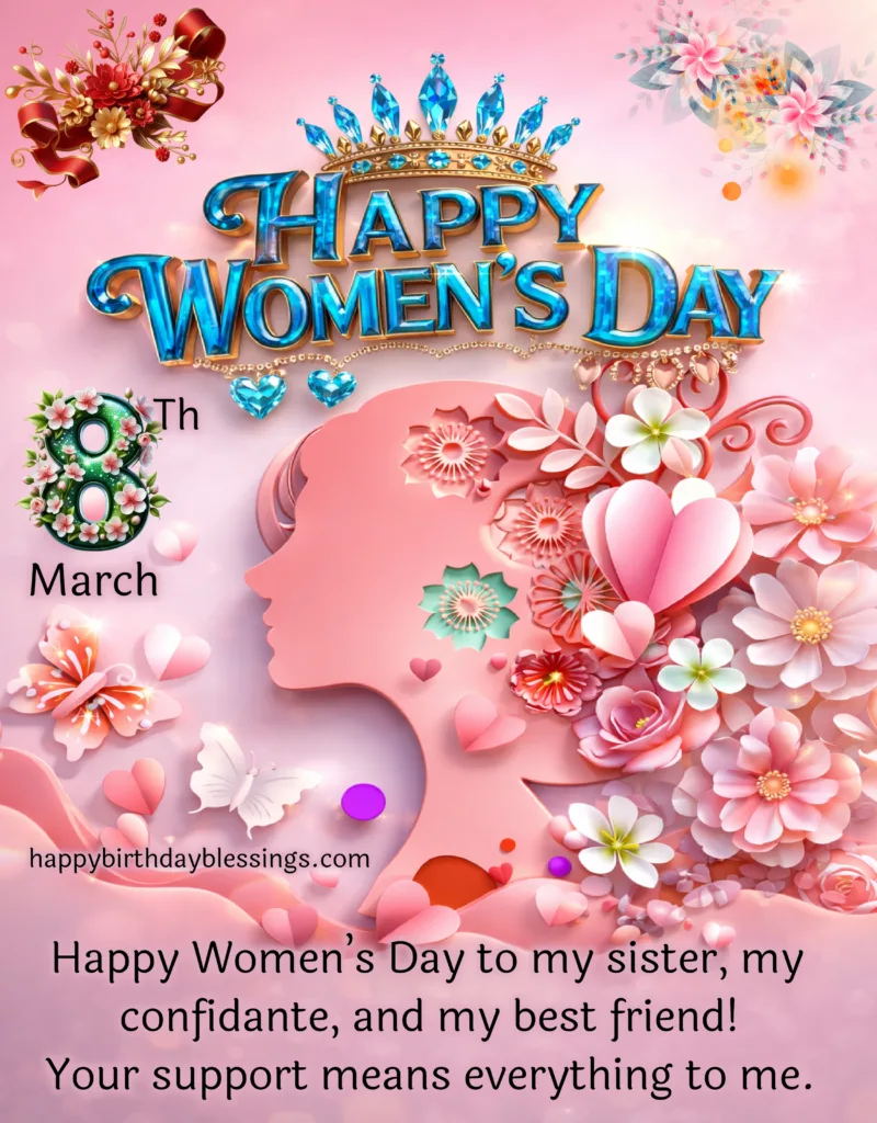 Happy Women's Day Sister.