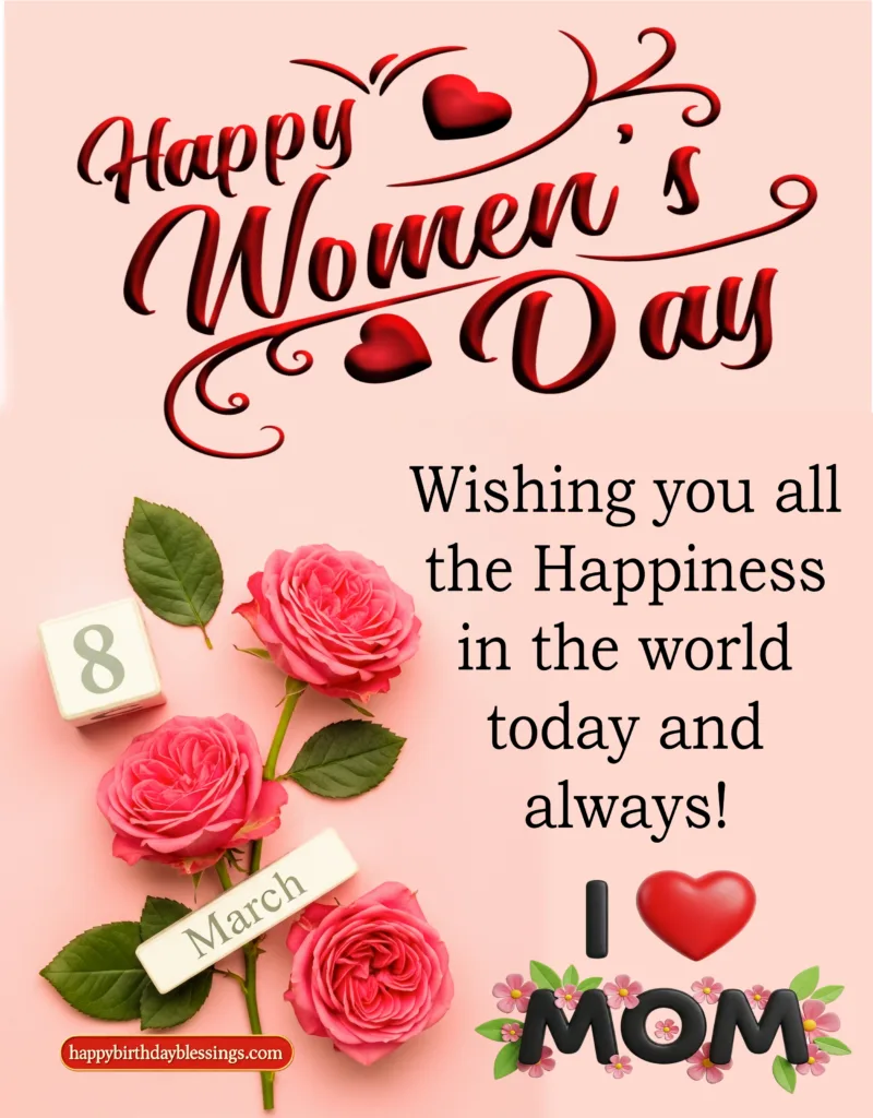 Happy Women's Day image For Mother