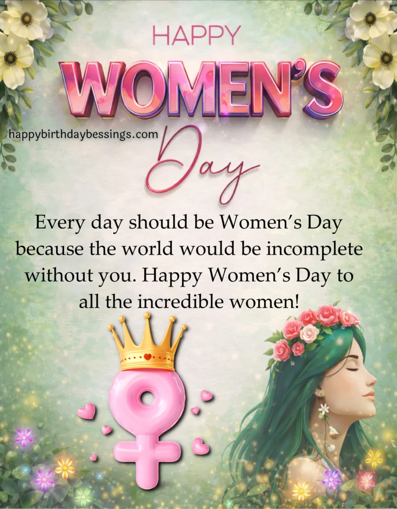 Happy Women's Day wishes.