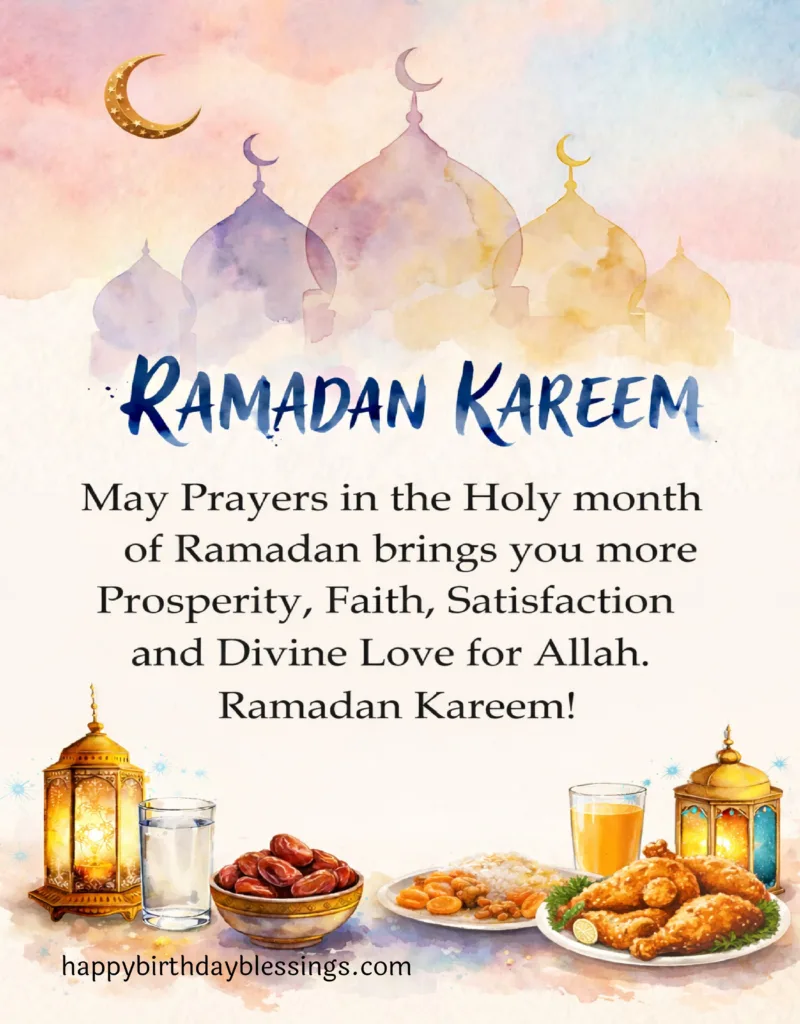 Ramadan Kareem Blessings images.
