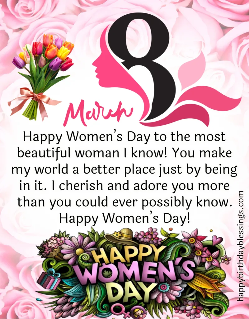 Women's Day Card for Love.