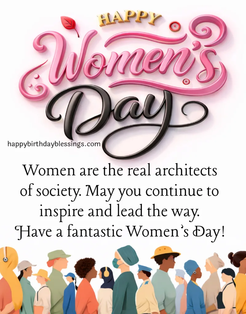 Women's Day wishes for all.