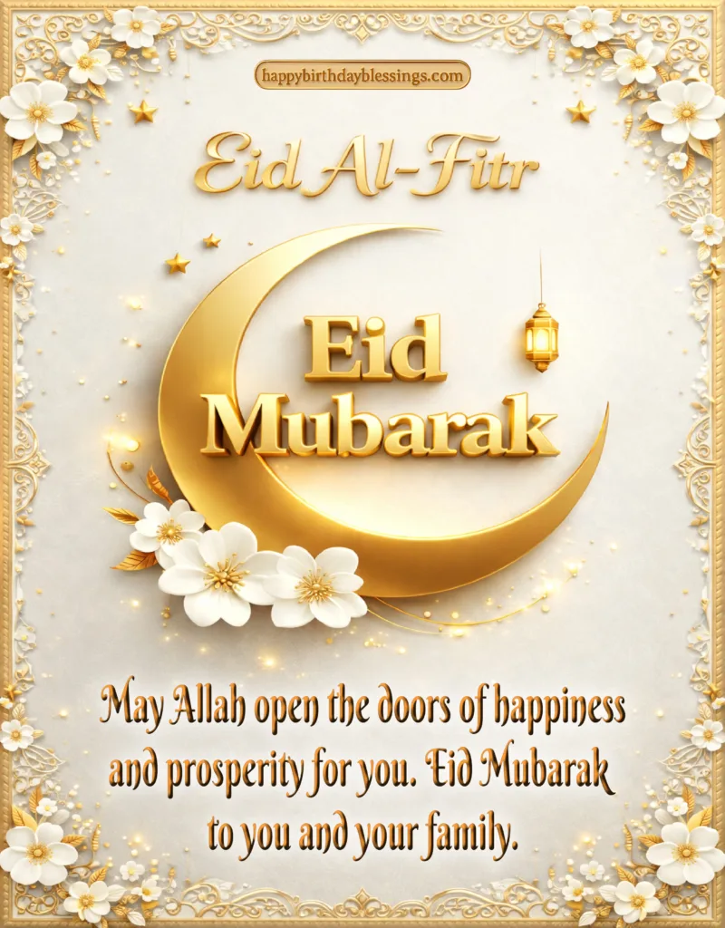 Eid Al Fitr Mubarak wishes for loved ones