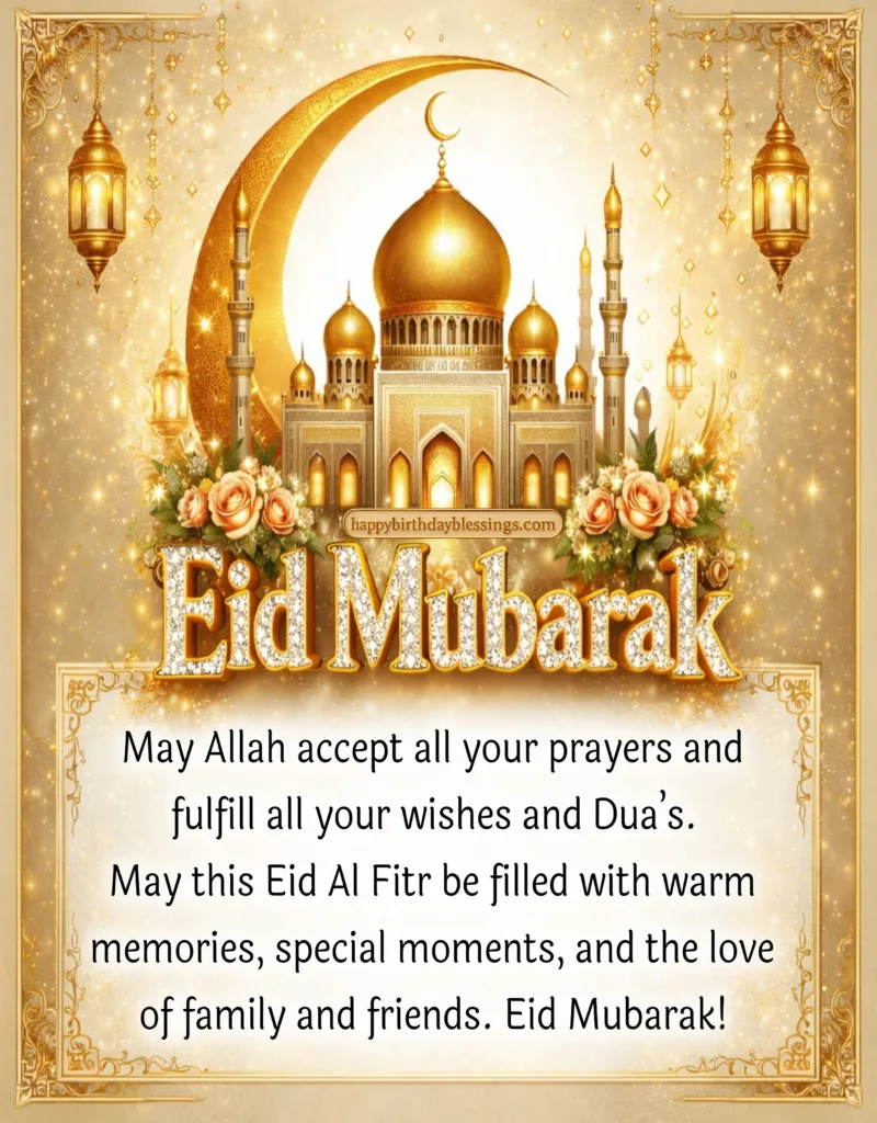 Eid Mubarak image for family