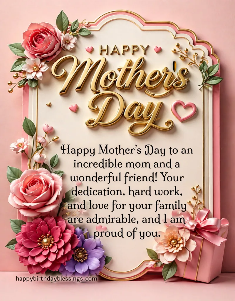 Happy Mother's Day Friend.