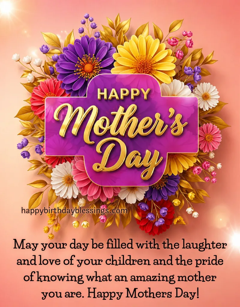 Mother's Day Message with image.