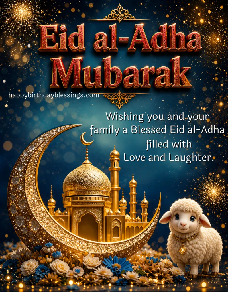 Eid al-Adha greetings.