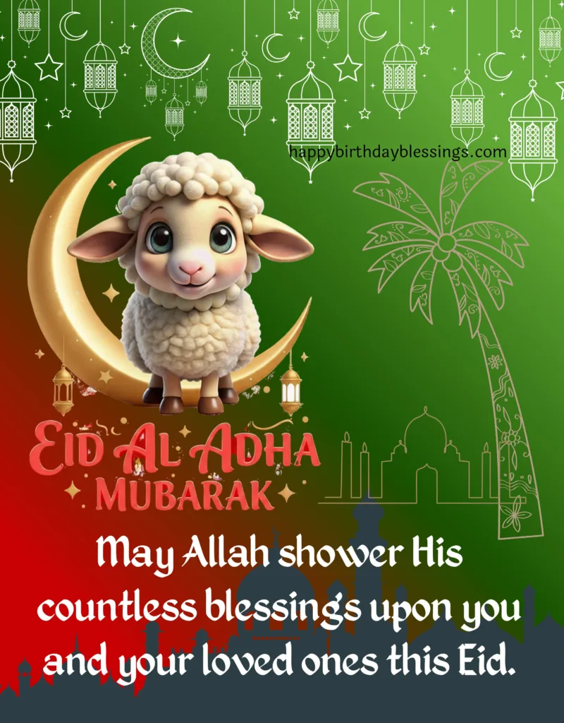 Eid ul-Adha image with quotes.