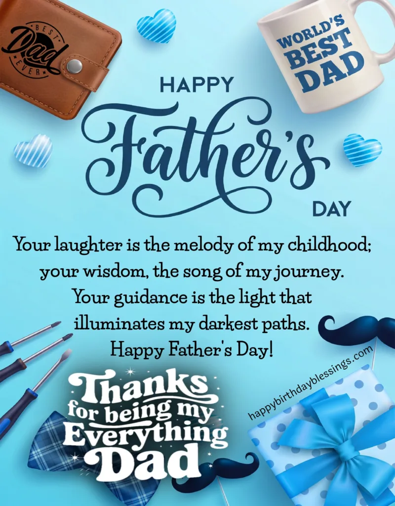 Father's Day Image with Quote.