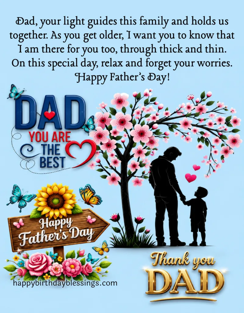Happy Dads day image.