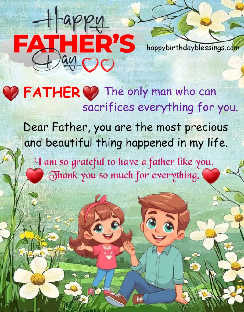 Happy Father's Day Greetings.
